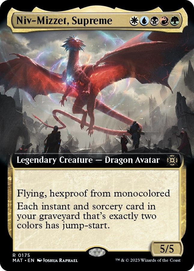 Image for Niv-Mizzet, Supreme (Extended Art) (175) (March of the Machine: The Aftermath) - Magic: The Gathering