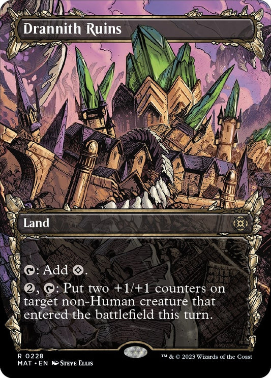 Image for Drannith Ruins (Halo Foil) (228) (March of the Machine: The Aftermath) - Magic: The Gathering