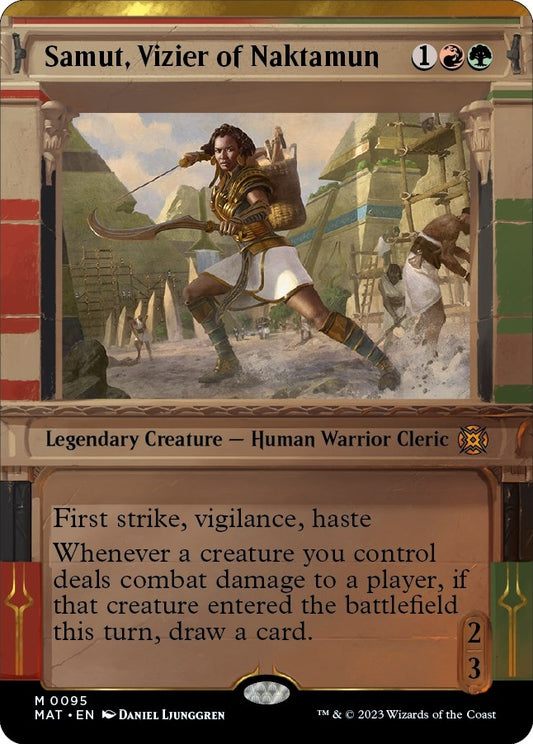 Image for Samut, Vizier of Naktamun (Showcase) (95) (March of the Machine: The Aftermath) - Magic: The Gathering