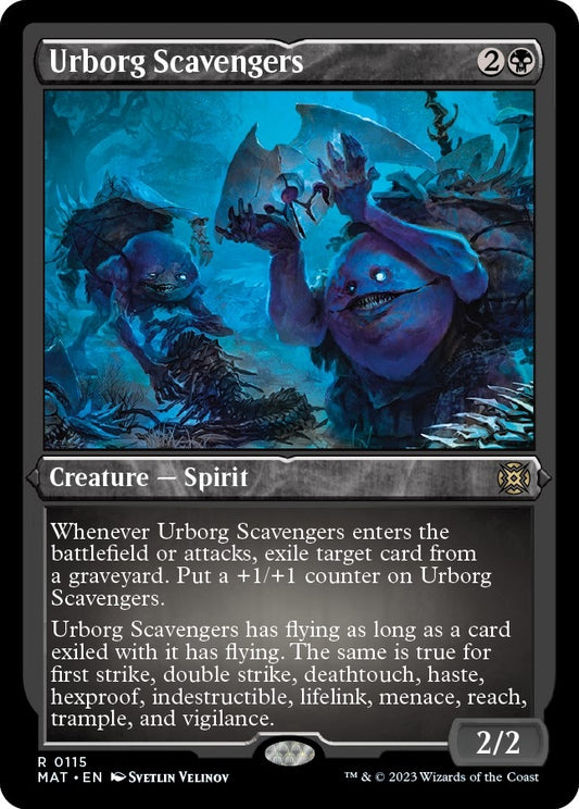 Image for Urborg Scavengers (Foil Etched) (115) (March of the Machine: The Aftermath) - Magic: The Gathering