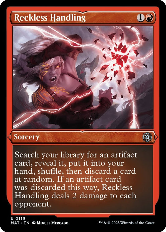 Image for Reckless Handling (Foil Etched) (119) (March of the Machine: The Aftermath) - Magic: The Gathering