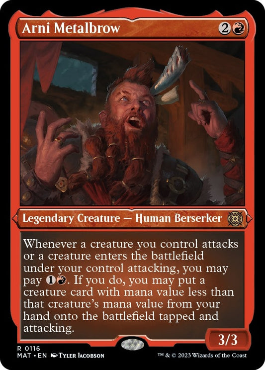 Image for Arni Metalbrow (Foil Etched) (116) (March of the Machine: The Aftermath) - Magic: The Gathering