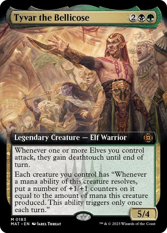 Image for Tyvar the Bellicose (Extended Art) (183) (March of the Machine: The Aftermath) - Magic: The Gathering