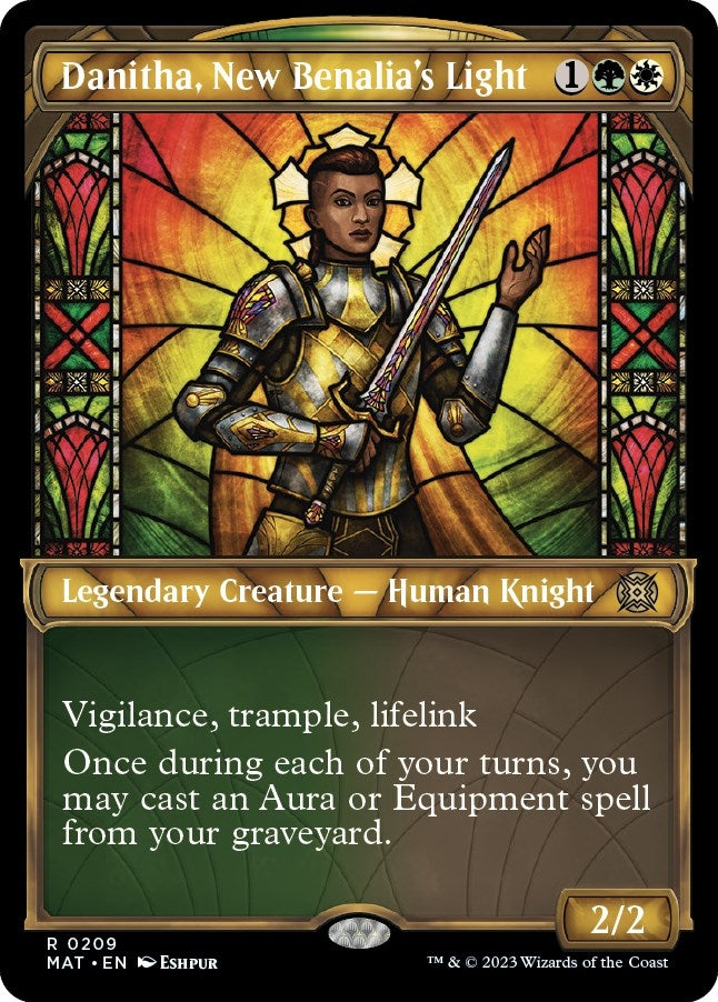Image for Danitha, New Benalia's Light (Halo Foil) (209) (March of the Machine: The Aftermath) - Magic: The Gathering