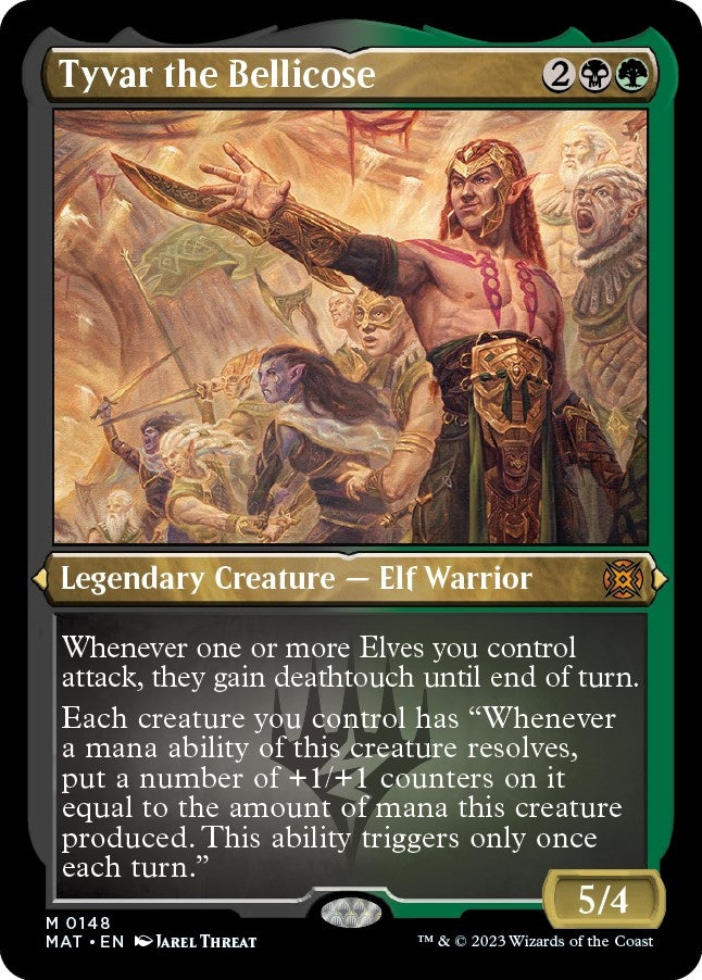 Image for Tyvar the Bellicose (Foil Etched) (148) (March of the Machine: The Aftermath) - Magic: The Gathering