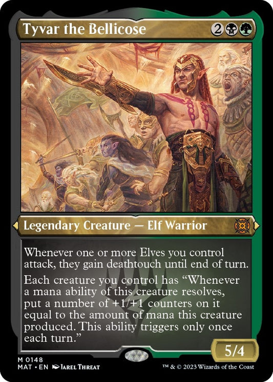 Image for Tyvar the Bellicose (Foil Etched) (148) (March of the Machine: The Aftermath) - Magic: The Gathering
