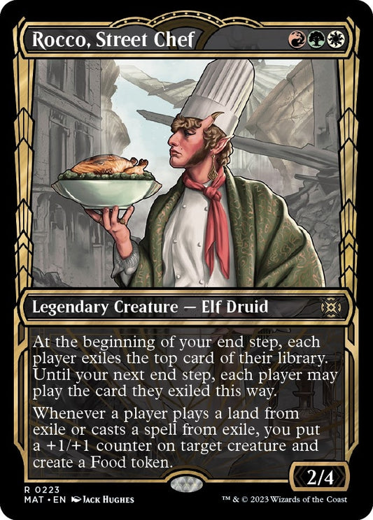 Image for Rocco, Street Chef (Halo Foil) (223) (March of the Machine: The Aftermath) - Magic: The Gathering