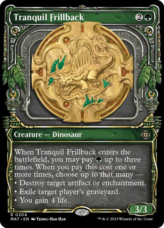 Image for Tranquil Frillback (Halo Foil) (204) (March of the Machine: The Aftermath) - Magic: The Gathering