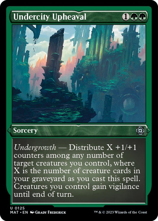 Image for Undercity Upheaval (Foil Etched) (125) (March of the Machine: The Aftermath) - Magic: The Gathering