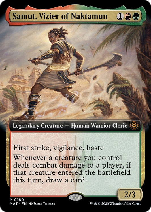 Image for Samut, Vizier of Naktamun (Extended Art) (180) (March of the Machine: The Aftermath) - Magic: The Gathering