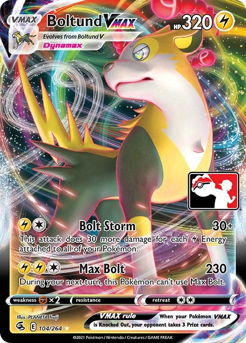 Image for Boltund VMAX (104/264) (Prize Pack Series Cards) - Pokemon