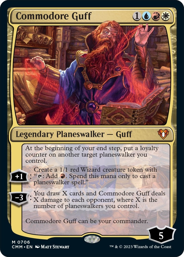 Image for Commodore Guff (706) (Commander Masters) - Magic: The Gathering