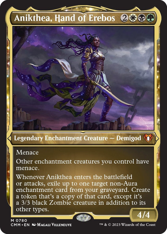 Image for Anikthea, Hand of Erebos (Display Commander) (Foil Etched) - Thick Stock (780) (Commander Masters) - Magic: The Gathering