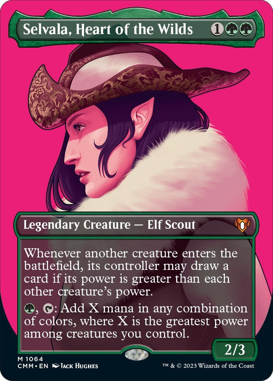 Image for Selvala, Heart of the Wilds (Textured Foil) (1064) (Commander Masters) - Magic: The Gathering
