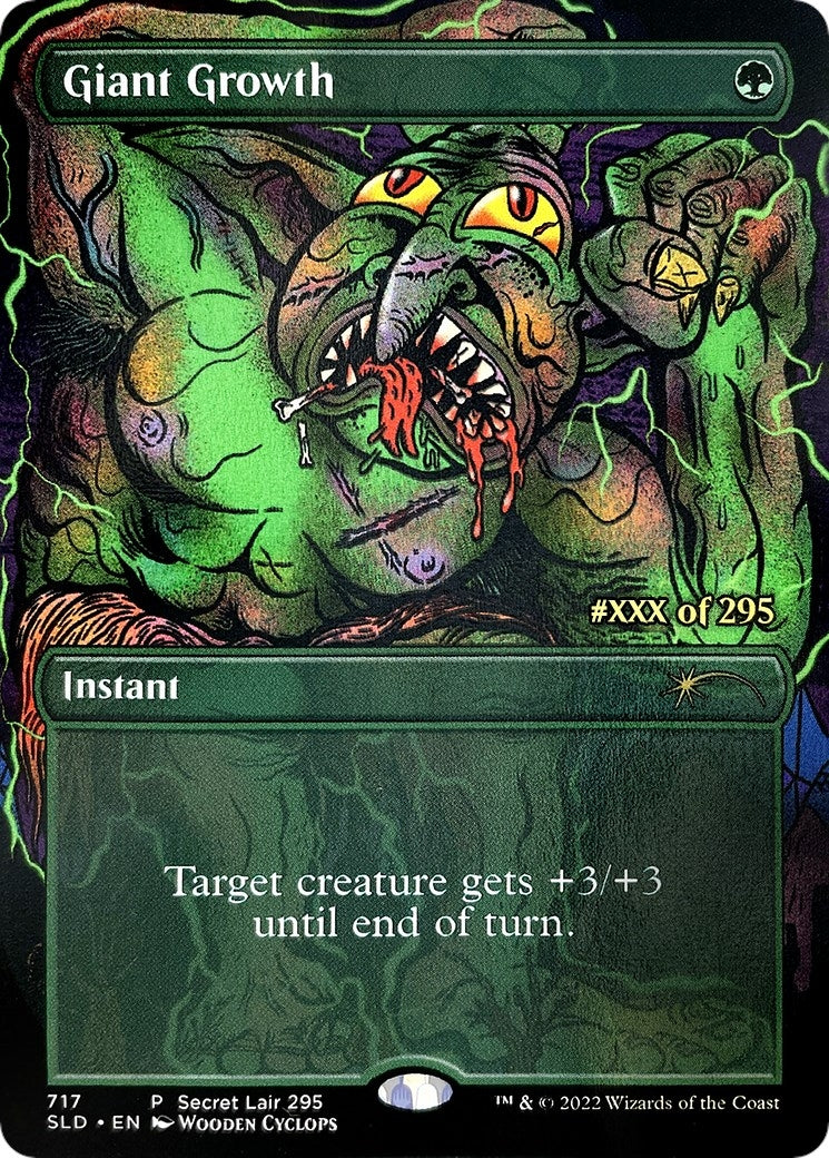 Image for Giant Growth (Serial Numbered) (717) (Secret Lair Drop Series) - Magic: The Gathering
