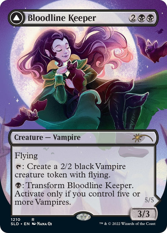 Image for Bloodline Keeper (Display Commander) - Thick Stock (1210) (Secret Lair Drop Series) - Magic: The Gathering