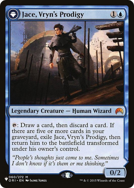 Image for Jace, Vryn's Prodigy (60) (The List Reprints) - Magic: The Gathering
