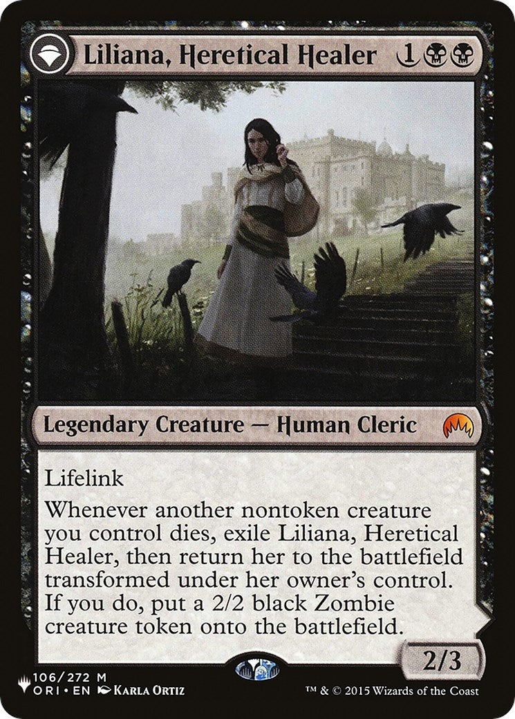 Image for Liliana, Heretical Healer (106) (The List Reprints) - Magic: The Gathering