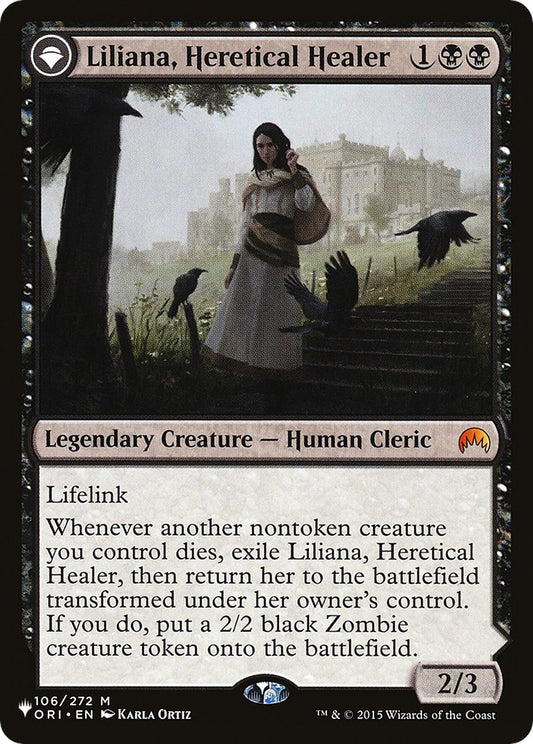 Image for Liliana, Heretical Healer (106) (The List Reprints) - Magic: The Gathering