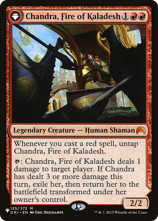 Image for Chandra, Fire of Kaladesh (135) (The List Reprints) - Magic: The Gathering