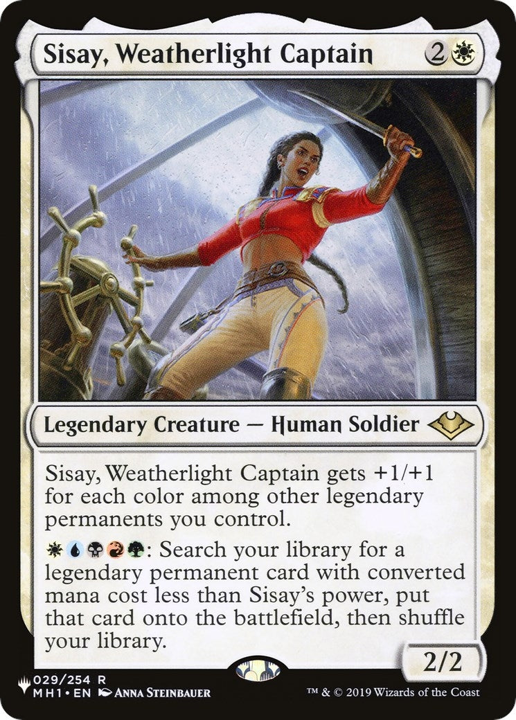 Image for Sisay, Weatherlight Captain (29) (The List Reprints) - Magic: The Gathering