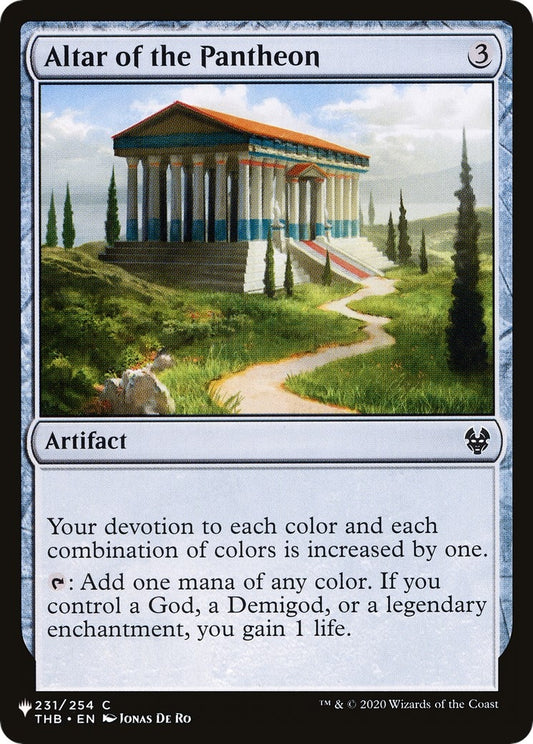 Image for Altar of the Pantheon (231) (The List Reprints) - Magic: The Gathering