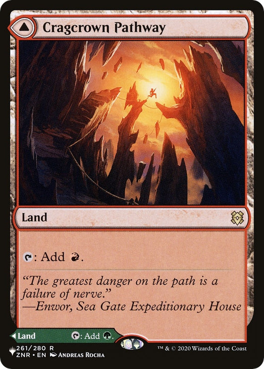 Image for Cragcrown Pathway (261) (The List Reprints) - Magic: The Gathering