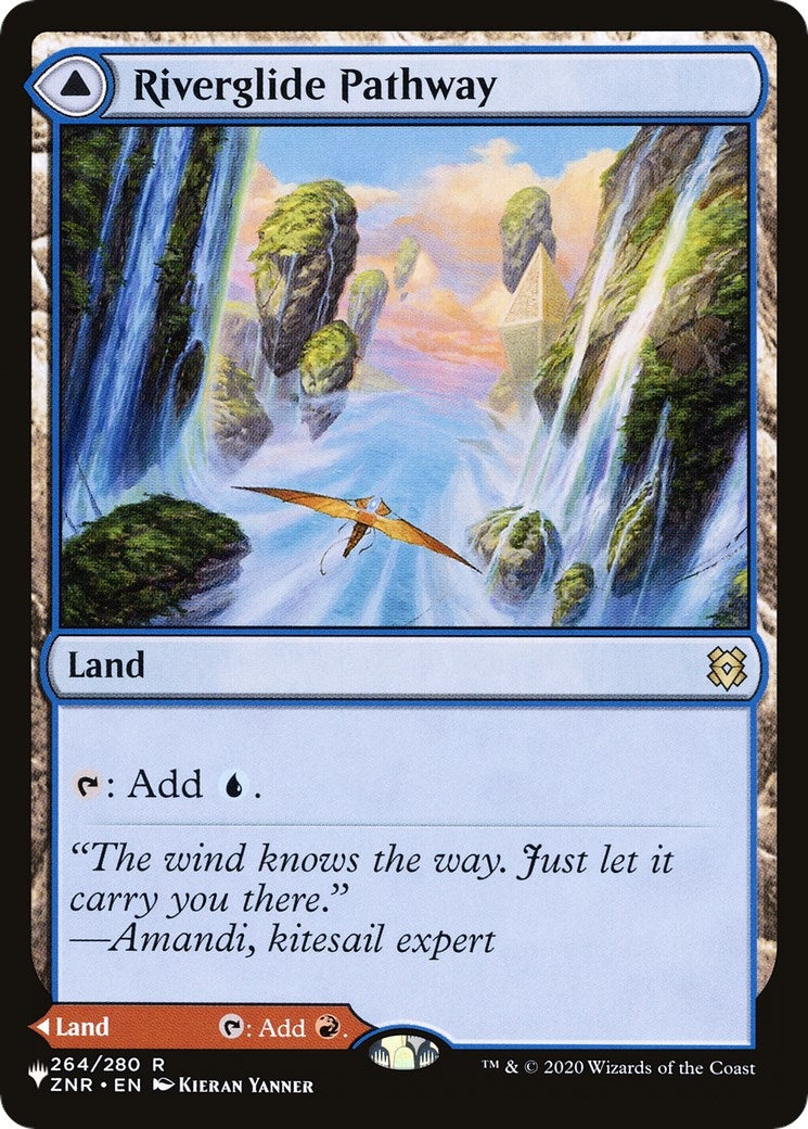 Image for Riverglide Pathway (264) (The List Reprints) - Magic: The Gathering