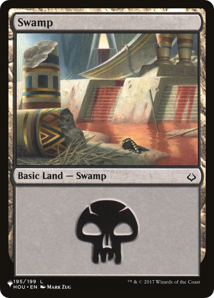 Image for Swamp (195) (195) (The List Reprints) - Magic: The Gathering