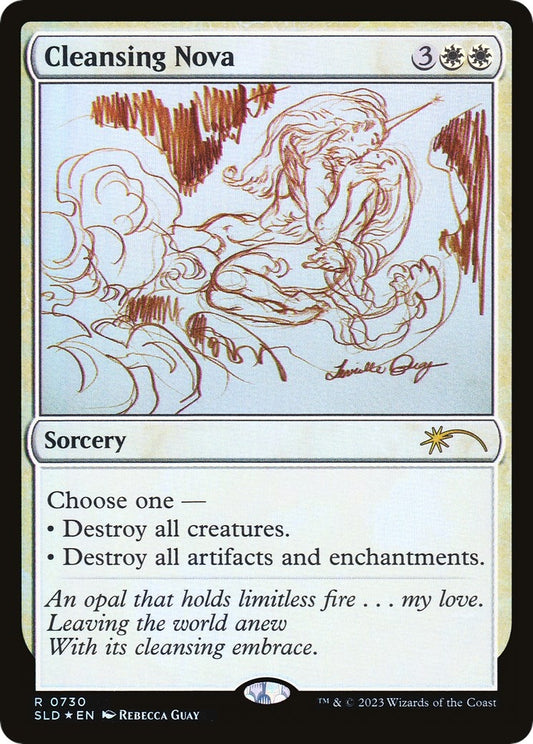 Image for Cleansing Nova (Sketch Showcase) (730) (Secret Lair Drop Series) - Magic: The Gathering