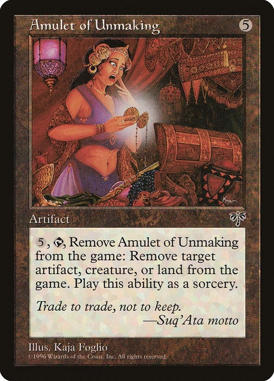 Image for Amulet of Unmaking (Mirage) - Magic: The Gathering