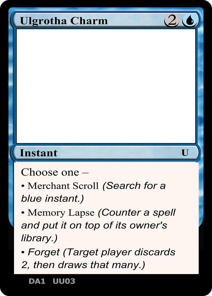 Image for Ulgrotha Charm (Un-Known Event Playtest Cards) - Magic: The Gathering