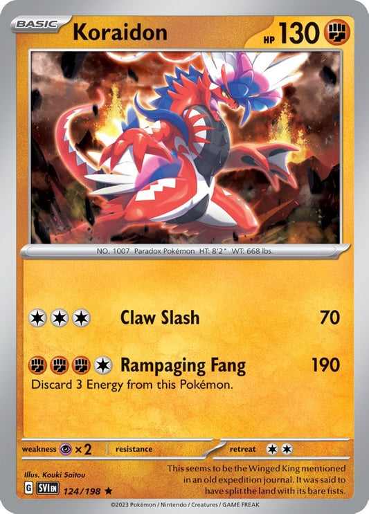 Image for Koraidon (124/198) (Deck Exclusives) - Pokemon