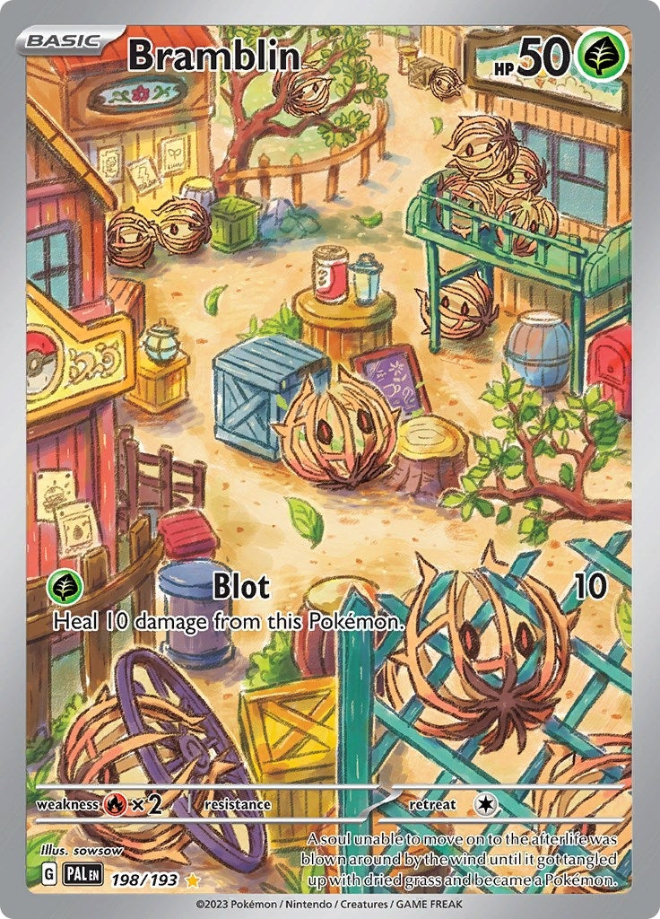 Image for Bramblin (198/193) (SV02: Paldea Evolved) - Pokemon