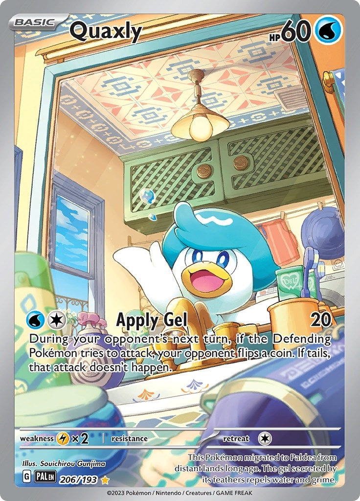 Image for Quaxly (206/193) (SV02: Paldea Evolved) - Pokemon