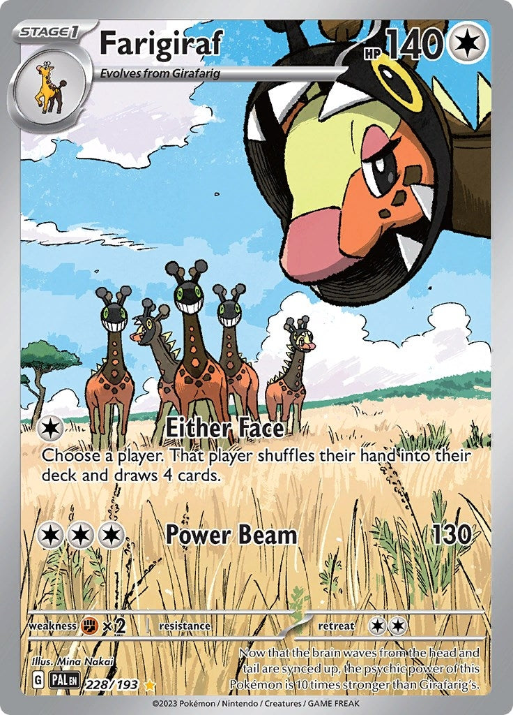 Image for Farigiraf (228/193) (SV02: Paldea Evolved) - Pokemon