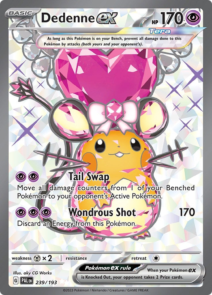 Image for Dedenne ex (239/193) (SV02: Paldea Evolved) - Pokemon