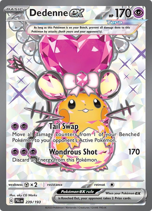 Image for Dedenne ex (239/193) (SV02: Paldea Evolved) - Pokemon