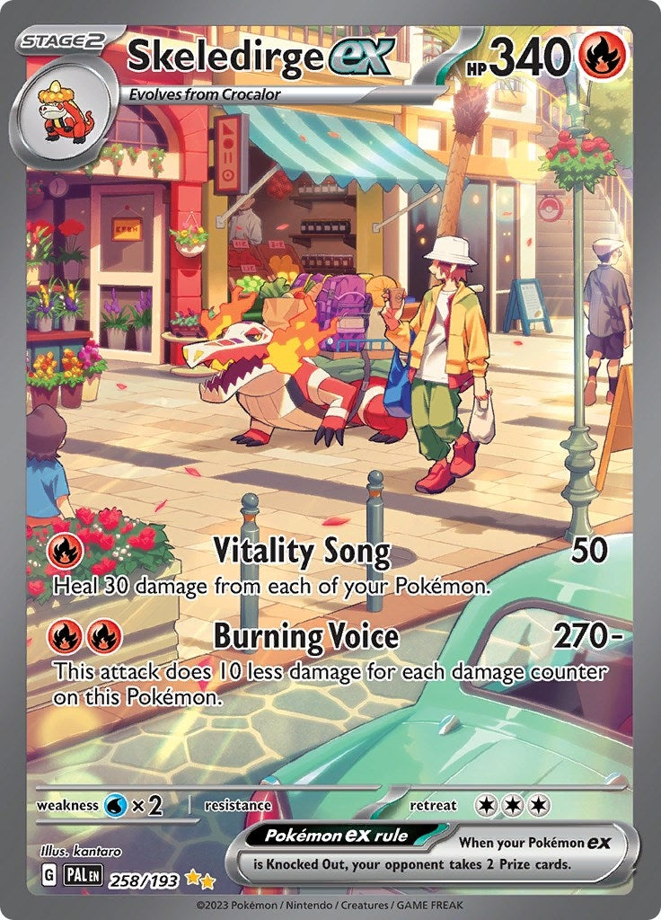 Image for Skeledirge ex (258/193) (SV02: Paldea Evolved) - Pokemon