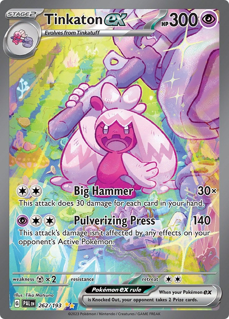 Image for Tinkaton ex (262/193) (SV02: Paldea Evolved) - Pokemon