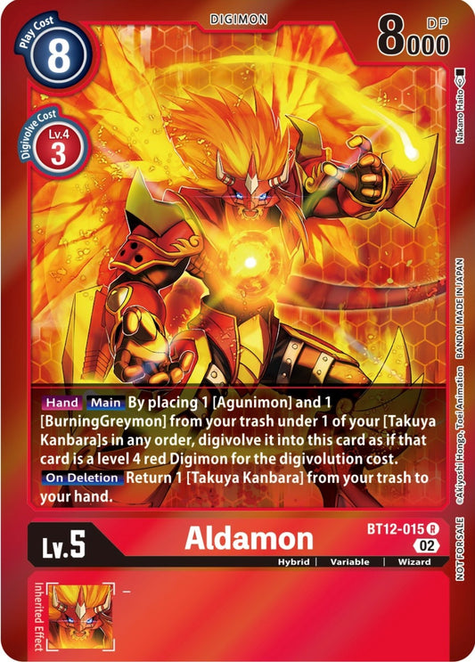 Image for Aldamon (Tamer Party -Special-) (BT12-015 R) (Across Time) - Digimon Card Game