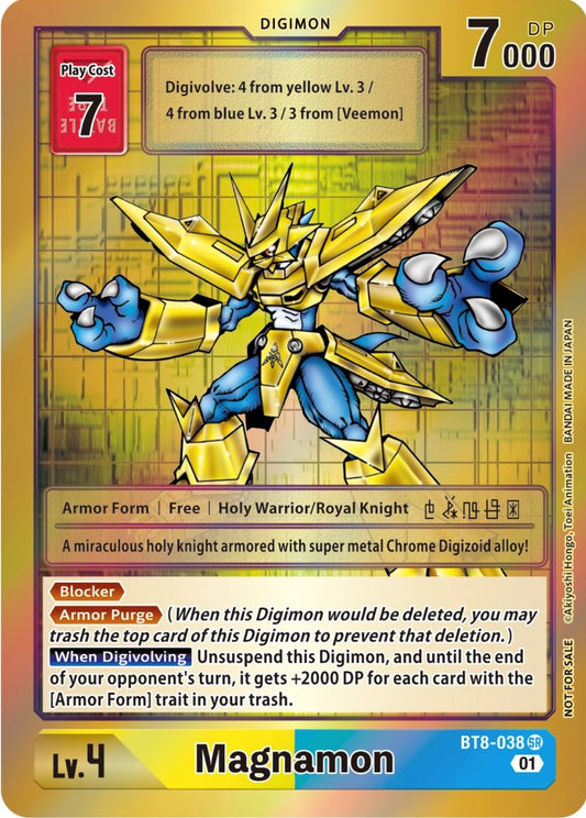 Image for Magnamon (Tamer Party -Special-) (BT8-038 SR) (New Awakening) - Digimon Card Game