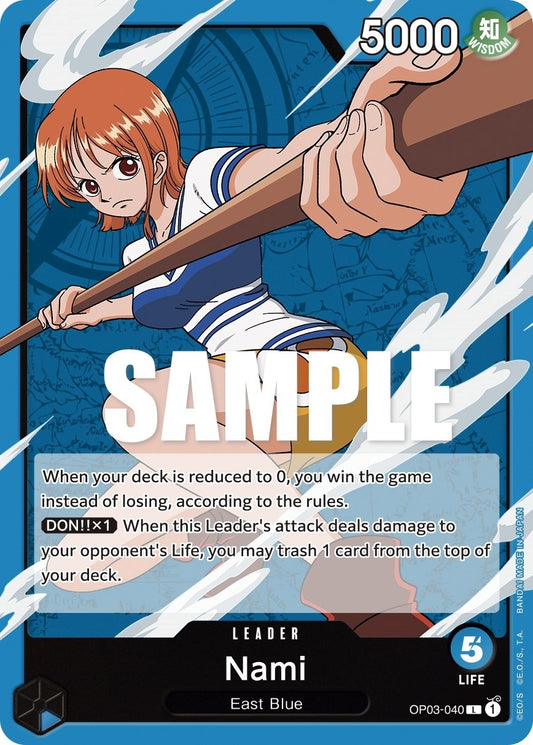 Image for Nami (040) (OP03-040) (Pillars of Strength) - One Piece Card Game