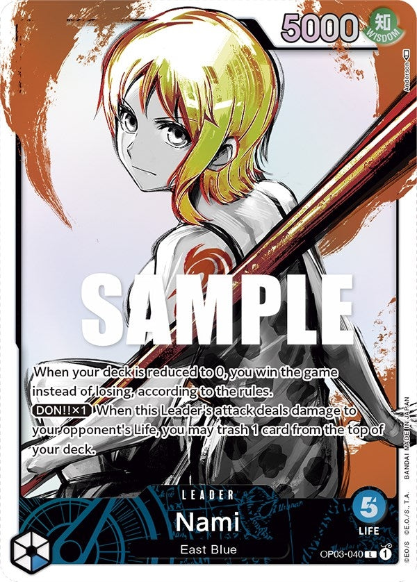 Image for Nami (040) (Alternate Art) (OP03-040) (Pillars of Strength) - One Piece Card Game