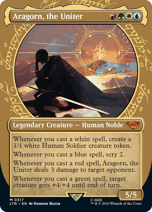 Image for Aragorn, the Uniter (Showcase) (317) (Universes Beyond: The Lord of the Rings: Tales of Middle-earth) - Magic: The Gathering