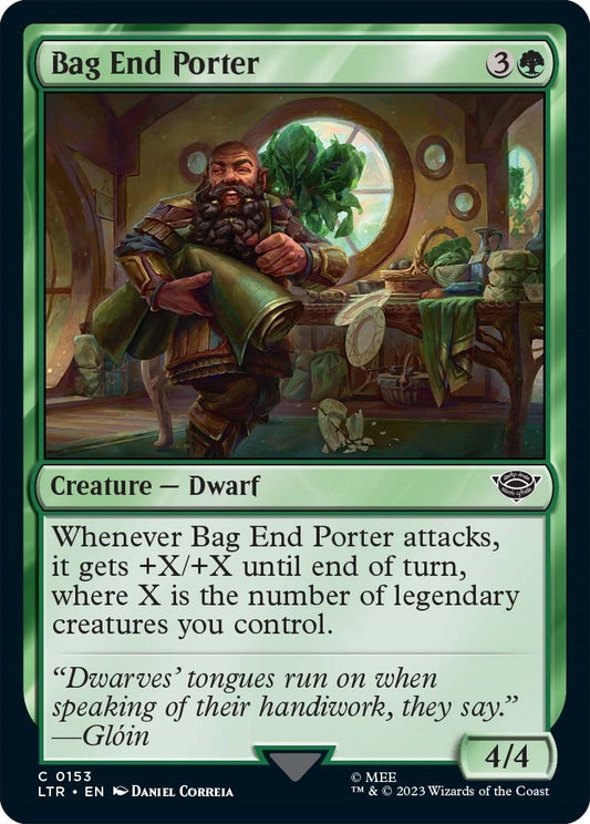 Image for Bag End Porter (153) (Universes Beyond: The Lord of the Rings: Tales of Middle-earth) - Magic: The Gathering