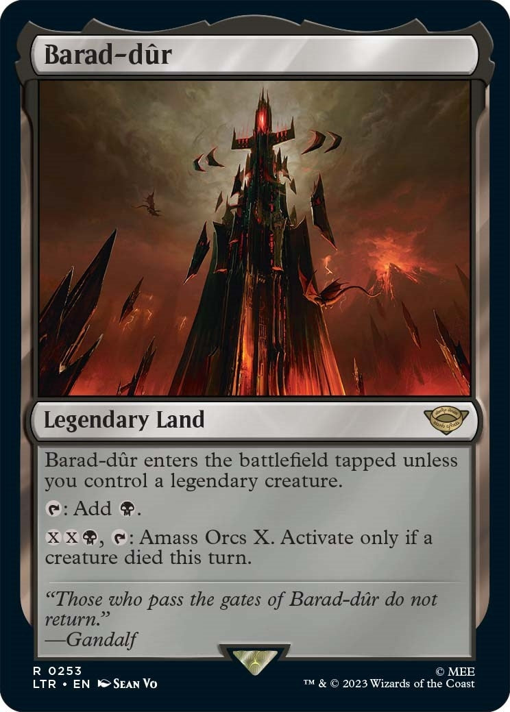 Image for Barad-dur (253) (Universes Beyond: The Lord of the Rings: Tales of Middle-earth) - Magic: The Gathering