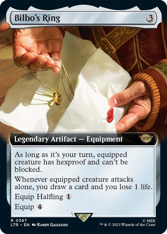 Image for Bilbo's Ring (Extended Art) (397) (Universes Beyond: The Lord of the Rings: Tales of Middle-earth) - Magic: The Gathering