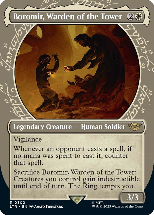 Image for Boromir, Warden of the Tower (Showcase) (302) (Universes Beyond: The Lord of the Rings: Tales of Middle-earth) - Magic: The Gathering