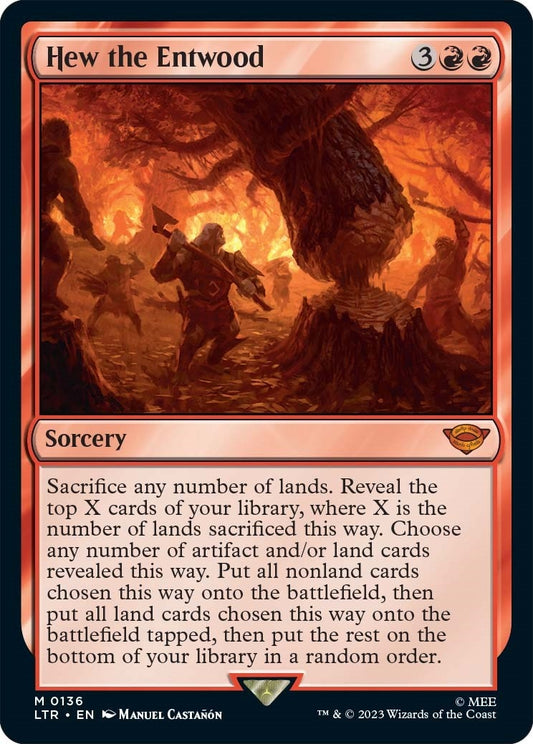 Image for Hew the Entwood (136) (Universes Beyond: The Lord of the Rings: Tales of Middle-earth) - Magic: The Gathering